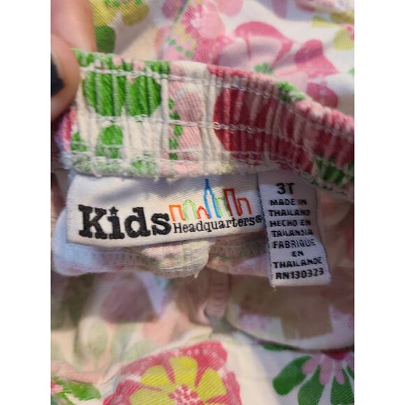 Kids headquarters 3t girls floral denim shorts - Picture 4 of 5